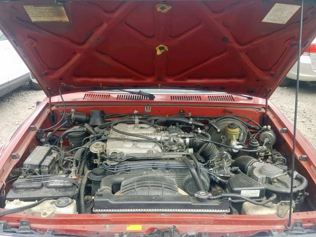 JT3VN29V7N9000747 - 1992 TOYOTA 4RUNNER VN RED photo 7