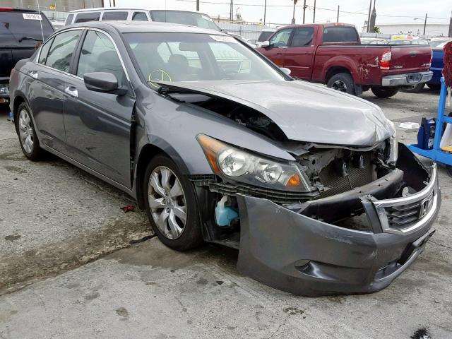 1HGCP36858A070138 - 2008 HONDA ACCORD EXL GRAY photo 1