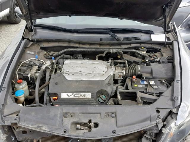 1HGCP36858A070138 - 2008 HONDA ACCORD EXL GRAY photo 7