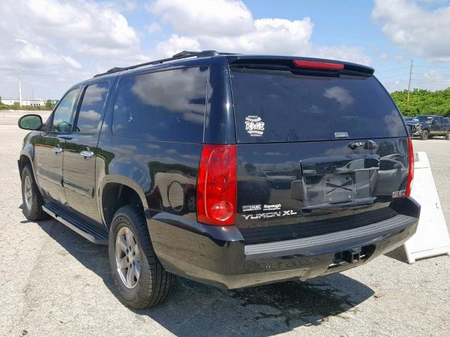 1GKFK16367R419721 - 2007 GMC YUKON XL K BLACK photo 3