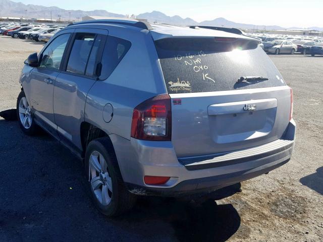 1C4NJCBA3GD611976 - 2016 JEEP COMPASS SP 银色 照片 3