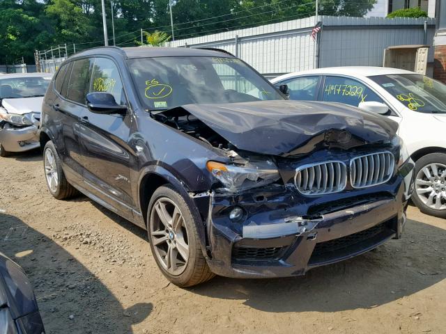 5UXWX7C58EL983536 - 2014 BMW X3 XDRIVE3 BLUE photo 1