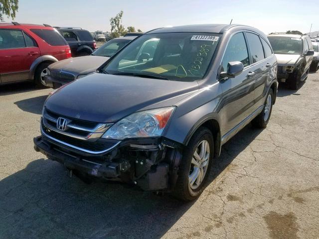 5J6RE4H73AL069745 - 2010 HONDA CR-V EXL CHARCOAL photo 2