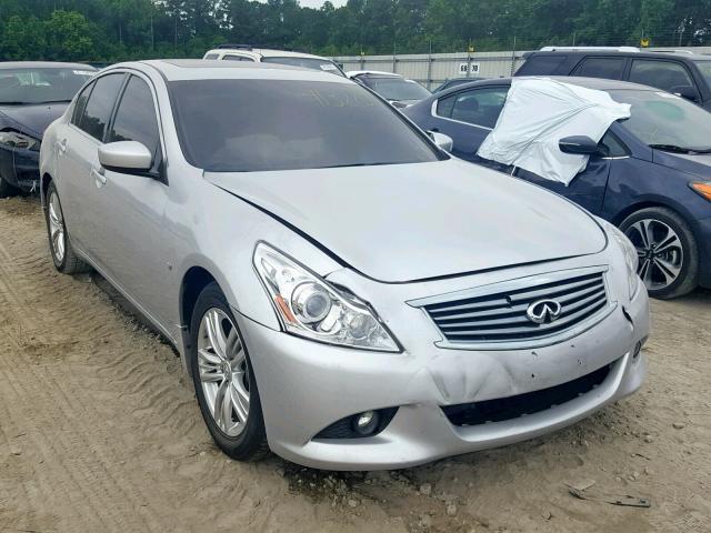 JN1CV6AP5FM502777 - 2015 INFINITI Q40 SILVER photo 1