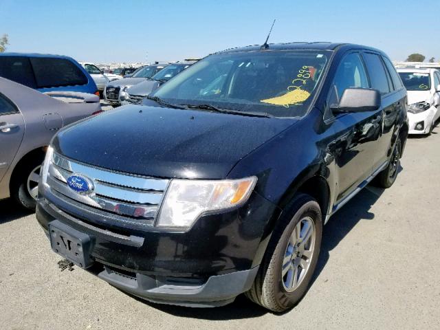 2FMDK36C98BA65059 - 2008 FORD EDGE SE BLACK photo 2