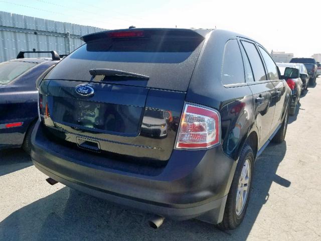 2FMDK36C98BA65059 - 2008 FORD EDGE SE BLACK photo 4