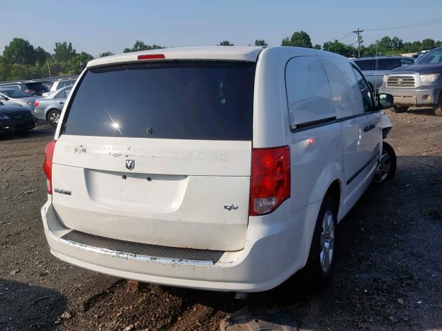 2C4JDGAG2CR367313 - 2012 DODGE RAM VAN WHITE photo 4