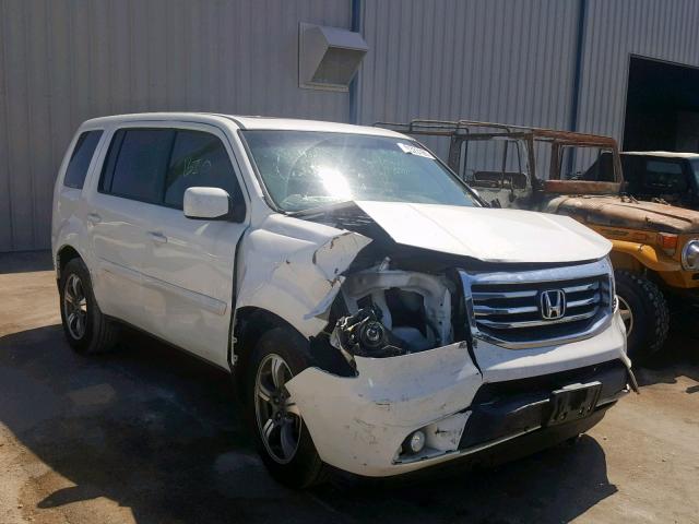 5FNYF4H37FB074615 - 2015 HONDA PILOT SE WHITE photo 1