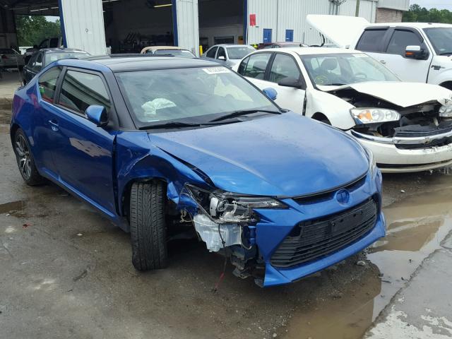 JTKJF5C78FJ011669 - 2015 TOYOTA SCION TC ლურჯი ფოტო 1