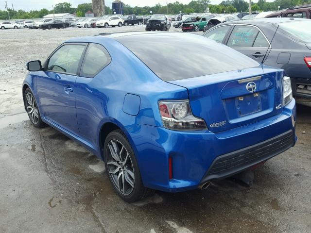 JTKJF5C78FJ011669 - 2015 TOYOTA SCION TC ლურჯი ფოტო 3