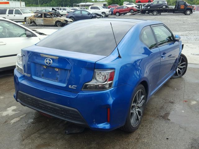 JTKJF5C78FJ011669 - 2015 TOYOTA SCION TC ლურჯი ფოტო 4