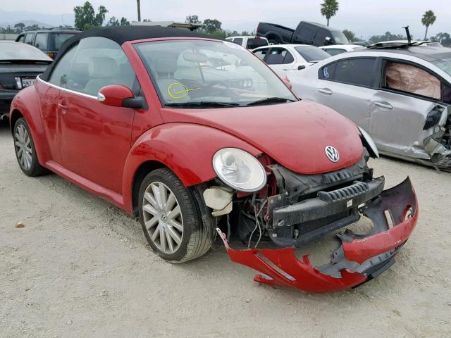 3VWRG3AL3AM009316 - 2010 VOLKSWAGEN NEW BEETLE წითელი ფოტო 1