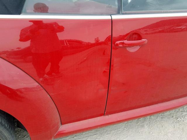 3VWRG3AL3AM009316 - 2010 VOLKSWAGEN NEW BEETLE წითელი ფოტო 9