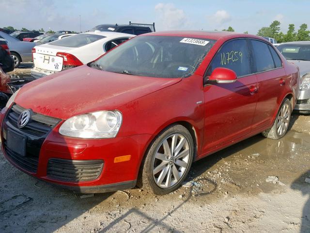 3VWRJ7AJ8AM044229 - 2010 VOLKSWAGEN JETTA WOLF RED photo 2