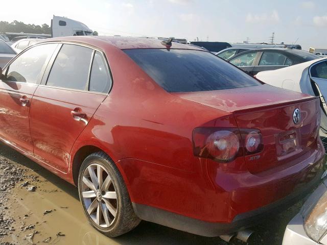 3VWRJ7AJ8AM044229 - 2010 VOLKSWAGEN JETTA WOLF RED photo 3