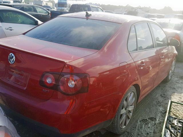 3VWRJ7AJ8AM044229 - 2010 VOLKSWAGEN JETTA WOLF RED photo 4