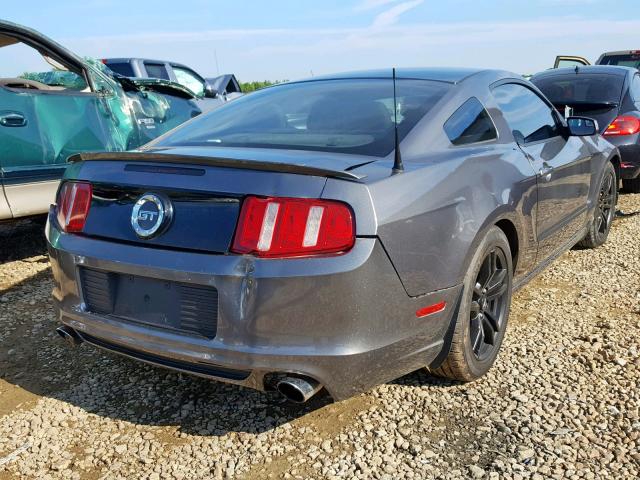 1ZVBP8CF6E5288519 - 2014 FORD MUSTANG GT CHARCOAL photo 4