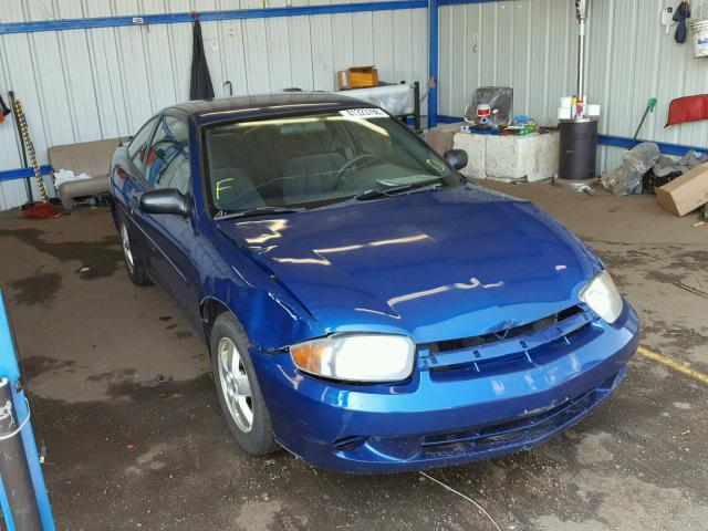 1G1JF12F847367812 - 2004 CHEVROLET CAVALIER L BLUE photo 1