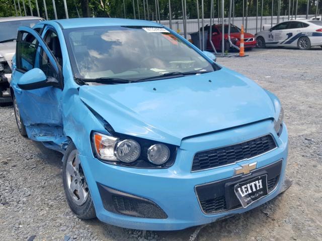 1G1JA5SH0E4154833 - 2014 CHEVROLET SONIC LS BLUE photo 1