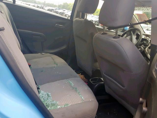 1G1JA5SH0E4154833 - 2014 CHEVROLET SONIC LS BLUE photo 6