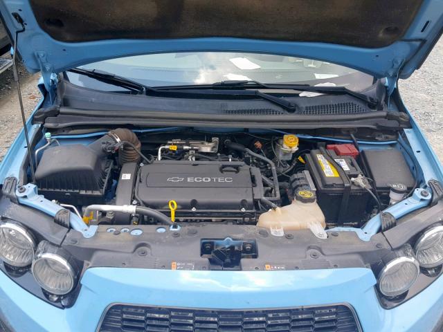 1G1JA5SH0E4154833 - 2014 CHEVROLET SONIC LS BLUE photo 7