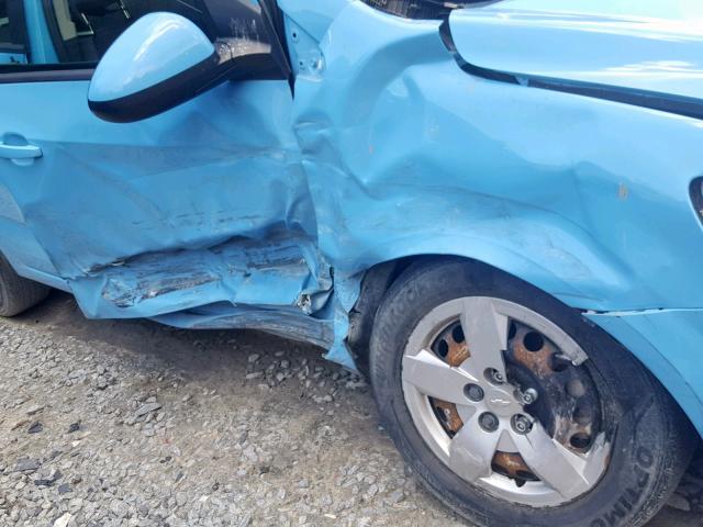 1G1JA5SH0E4154833 - 2014 CHEVROLET SONIC LS BLUE photo 9