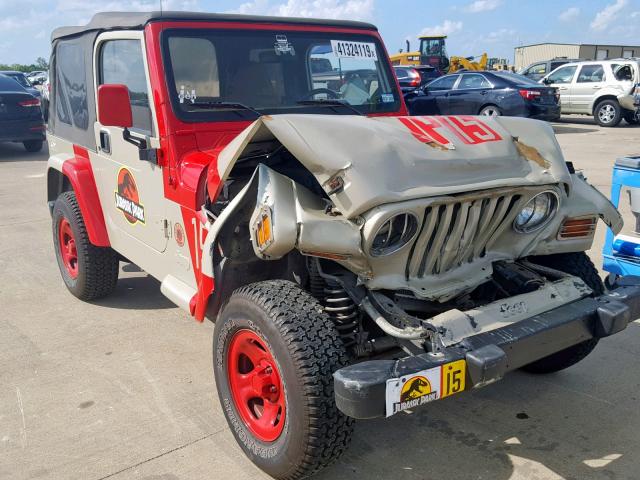 1J4FY19S7WP784524 - 1998 JEEP WRANGLER / TWO TONE photo 1