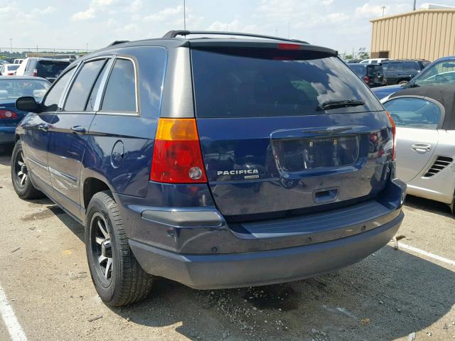 2C8GF684X5R317819 - 2005 CHRYSLER PACIFICA T BLUE photo 3