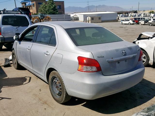 JTDBT923171110183 - 2007 TOYOTA YARIS SILVER photo 3