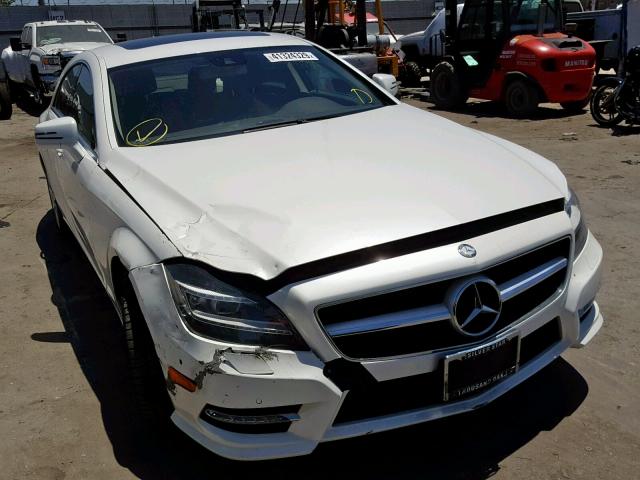 WDDLJ7DB7EA107505 - 2014 MERCEDES-BENZ CLS 550 WHITE photo 1