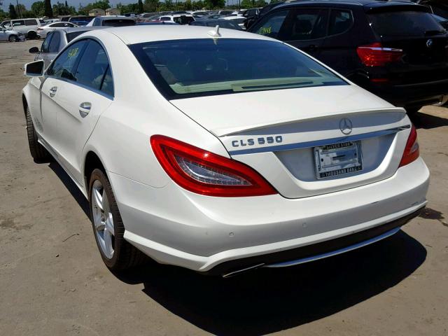 WDDLJ7DB7EA107505 - 2014 MERCEDES-BENZ CLS 550 WHITE photo 3