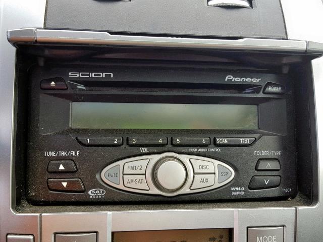 JTKDE177660097458 - 2006 TOYOTA SCION TC გრაფიტი ფოტო 9