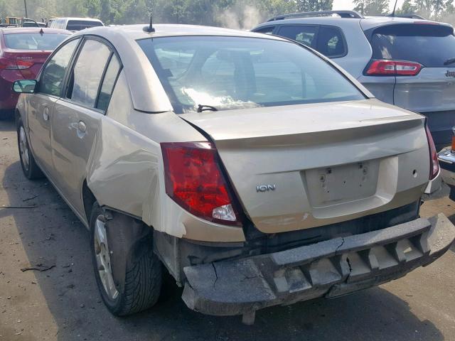 1G8AZ55F07Z108266 - 2007 SATURN ION LEVEL GOLD photo 3