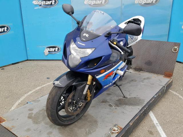 JS1GN7CA652111798 - 2005 SUZUKI GSX-R600 K BLUE photo 2