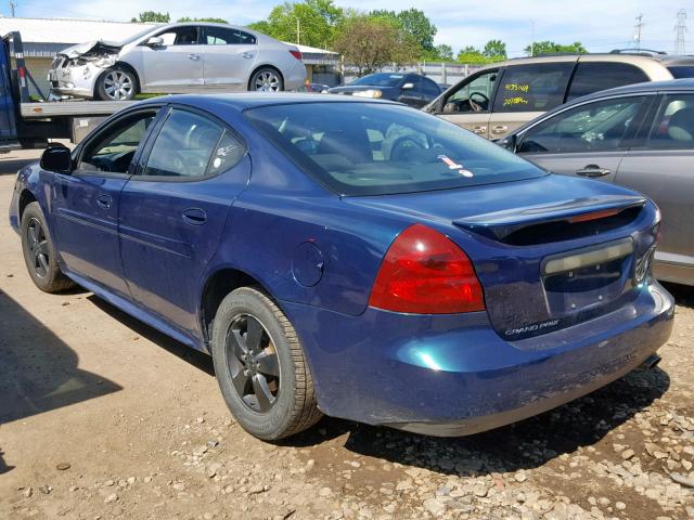 2G2WP552261286349 - 2006 PONTIAC GRAND PRIX BLUE photo 3