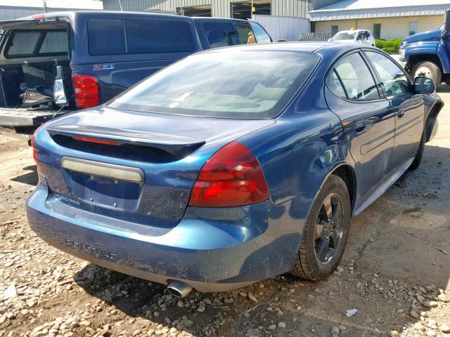 2G2WP552261286349 - 2006 PONTIAC GRAND PRIX BLUE photo 4