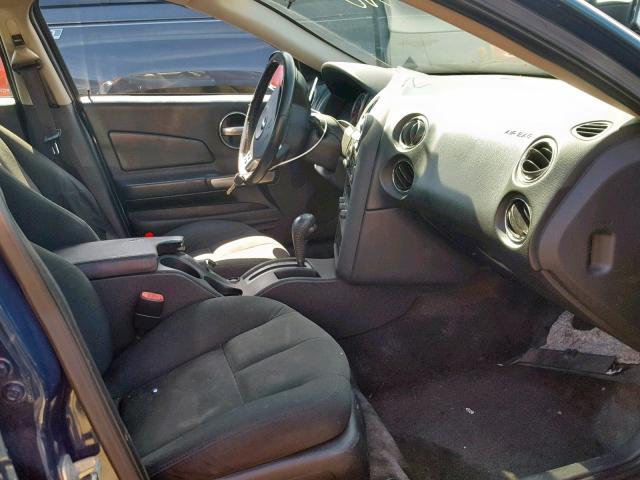2G2WP552261286349 - 2006 PONTIAC GRAND PRIX BLUE photo 5