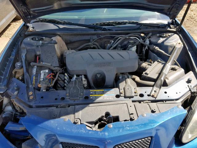 2G2WP552261286349 - 2006 PONTIAC GRAND PRIX BLUE photo 7