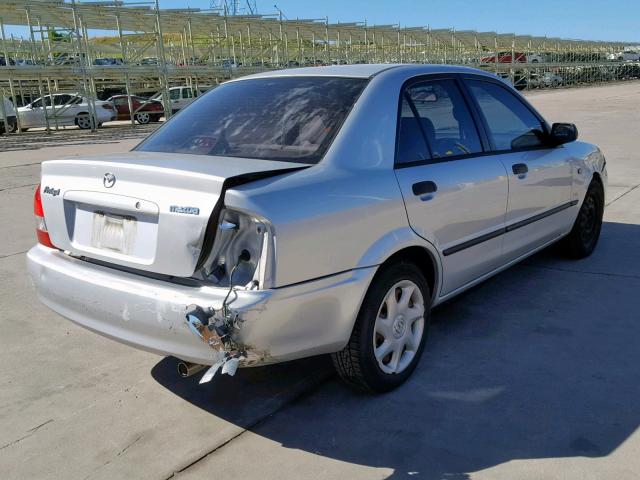 JM1BJ225420614286 - 2002 MAZDA PROTEGE DX SILVER photo 4