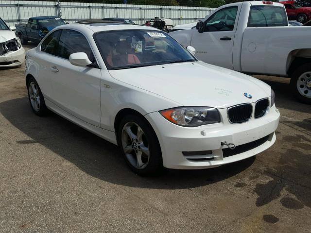 WBAUP7C51AVK77366 - 2010 BMW 128 I WHITE photo 1