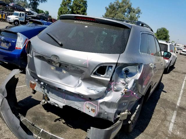 JM3TB2CV8E0431369 - 2014 MAZDA CX-9 TOURI SILVER photo 4