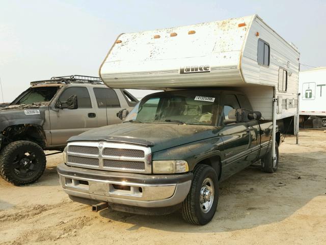 1B7KC2369WJ247807 - 1998 DODGE RAM 2500 GREEN photo 2