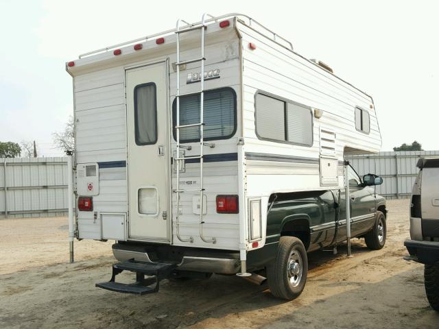 1B7KC2369WJ247807 - 1998 DODGE RAM 2500 GREEN photo 4