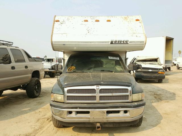 1B7KC2369WJ247807 - 1998 DODGE RAM 2500 GREEN photo 9