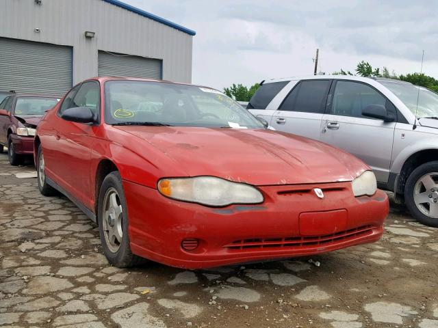 2G1WW12E959238216 - 2005 CHEVROLET MONTE CARL წითელი ფოტო 1