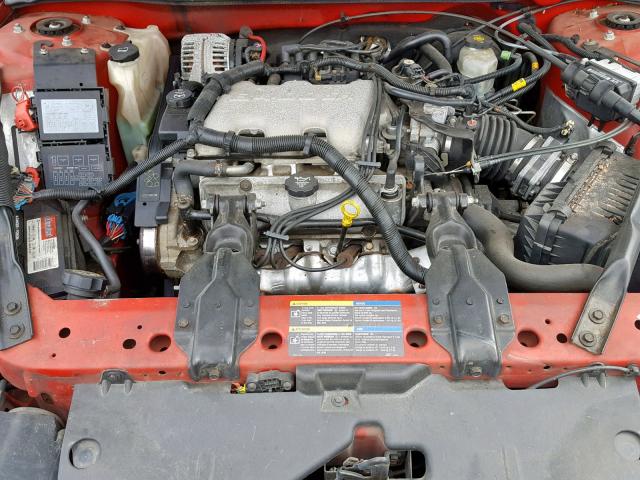 2G1WW12E959238216 - 2005 CHEVROLET MONTE CARL წითელი ფოტო 7