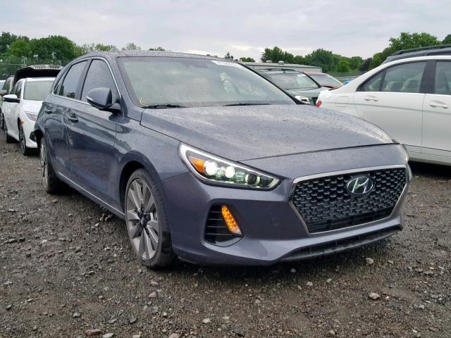 KMHH55LC2JU079961 - 2018 HYUNDAI ELANTRA GT GRAY photo 1