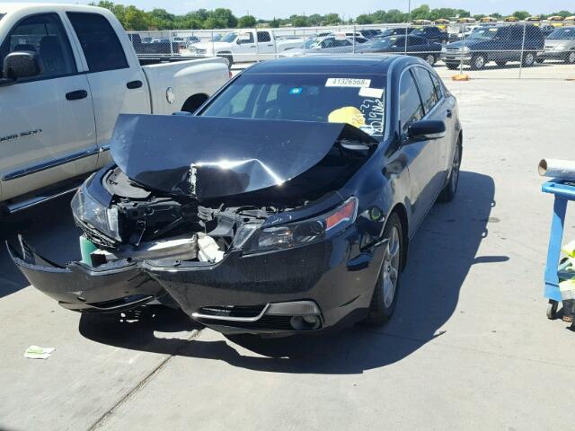 19UUA8F56CA013514 - 2012 ACURA TL BLACK photo 2