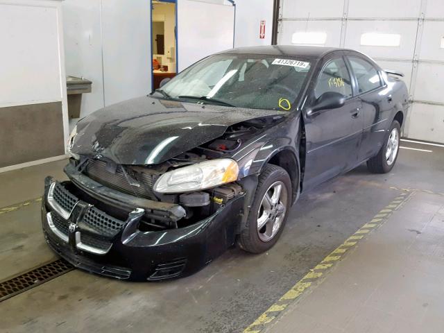 1B3EL46XX4N350805 - 2004 DODGE STRATUS SX BLACK photo 2