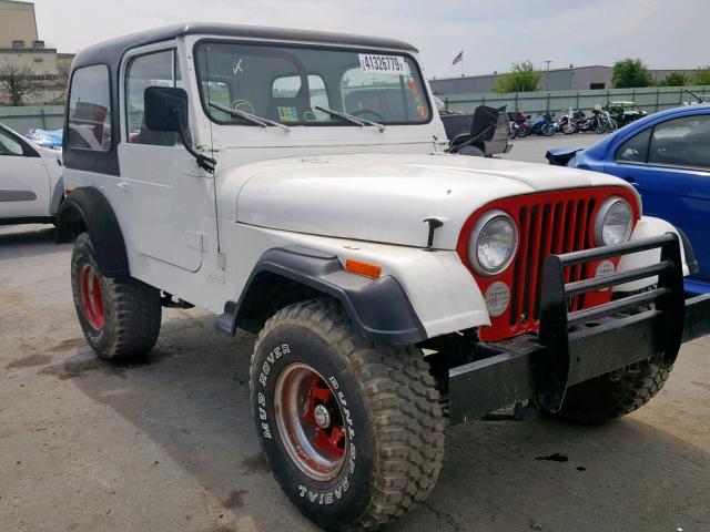 J0M93AB723506 - 1980 JEEP CJ7 WHITE photo 1